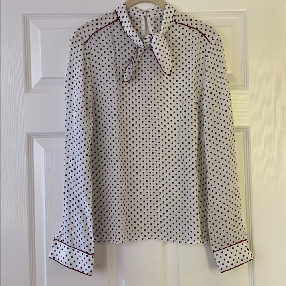 100% silk blouse size XS